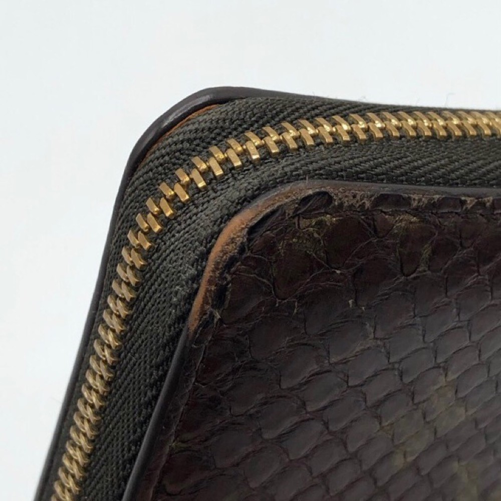 Louis Vuitton Zippy Coin Monogram Python Card Cas… - image 8